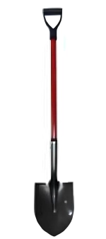 Лопата штыковая Американка с фиберглассовым чер., 1,3м рельсовая сталь