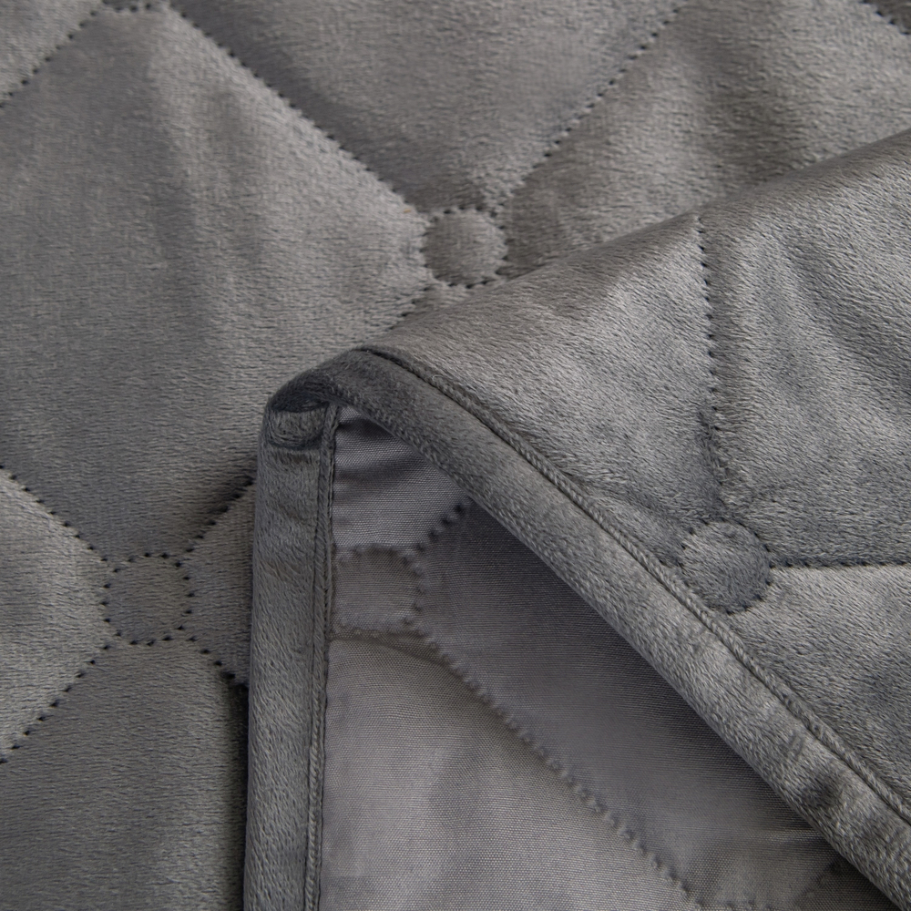 Велюровое покрывало ромб OVF043