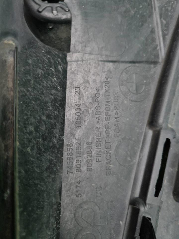 Накладка крыла передняя правая BMW X7 G07 (19-нв)