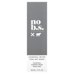 No BS Skincare, отшелушивающая маска для лица с древесным углем, детоксикация, 90 мл (3 жидк. унции)