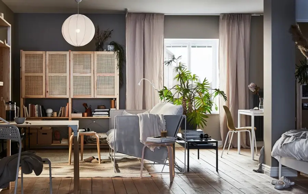Шкаф - IVAR IKEA/ ИВАР ИКЕА, 179х174 см , под беленый дуб