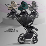 Коляска 4 в 1 Sweet Baby SBL Massimo + автокресло Elegante Plus с базой i-Size ISOFIX DK780 Black