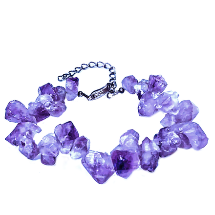 Браслет "Крокусы" аметист