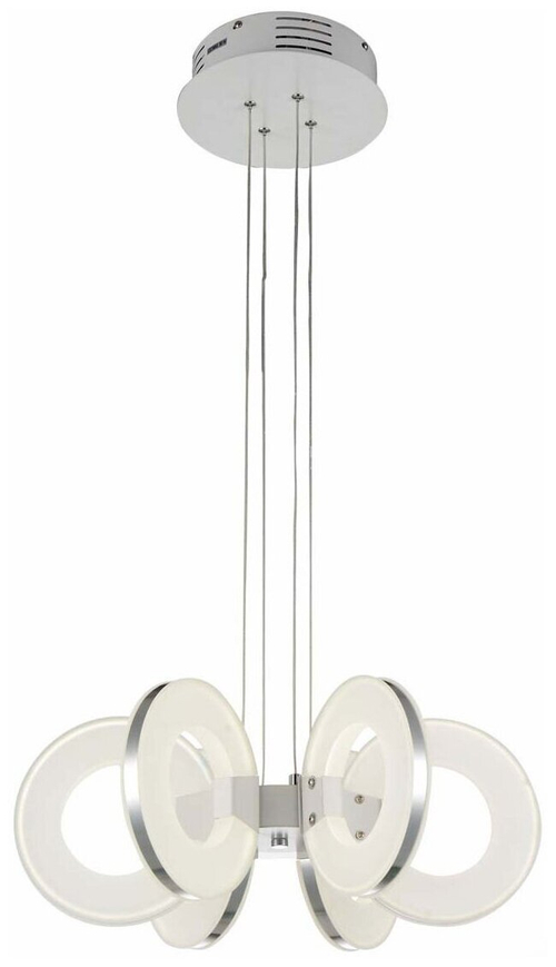 SL903.103.06 Люстра подвесная ST-Luce Белый/Белый, Хром LED 6*11,9W 3000K GUIDA