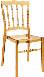 Стул прозрачный Siesta Contract Opera, янтарный