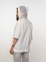 Пыльник Джастина (белый/кружево) Б15832-4М LT Collection