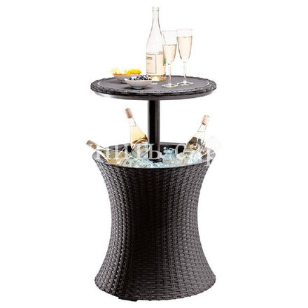 Барный столик - холодильник Keter Cool Bar Rattan brown