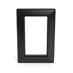 Рамка 2-местная (без перемычки), пластик, STEKKER, PFR00-7012-05 , серия Катрин, черный 50046