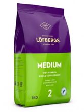 Кофе в зернах Lofbergs Medium Roast 1 кг x 2 шт
