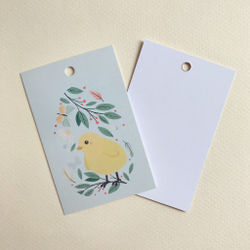 Бирка пасхальная "Цыпленок", 85 х 55 мм