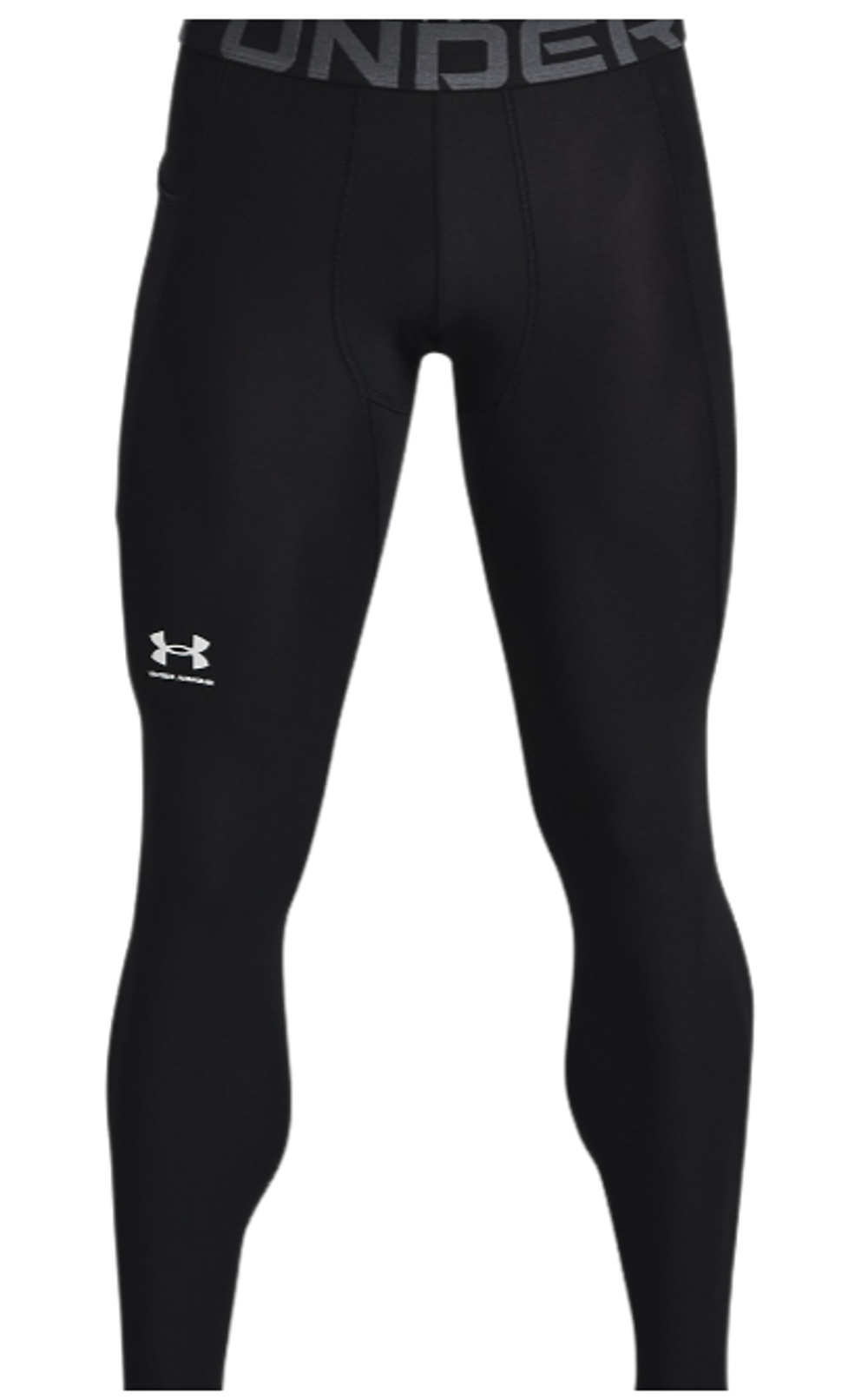 Теннисные брюки Under Armour Men's HeatGear Leggings - black/white
