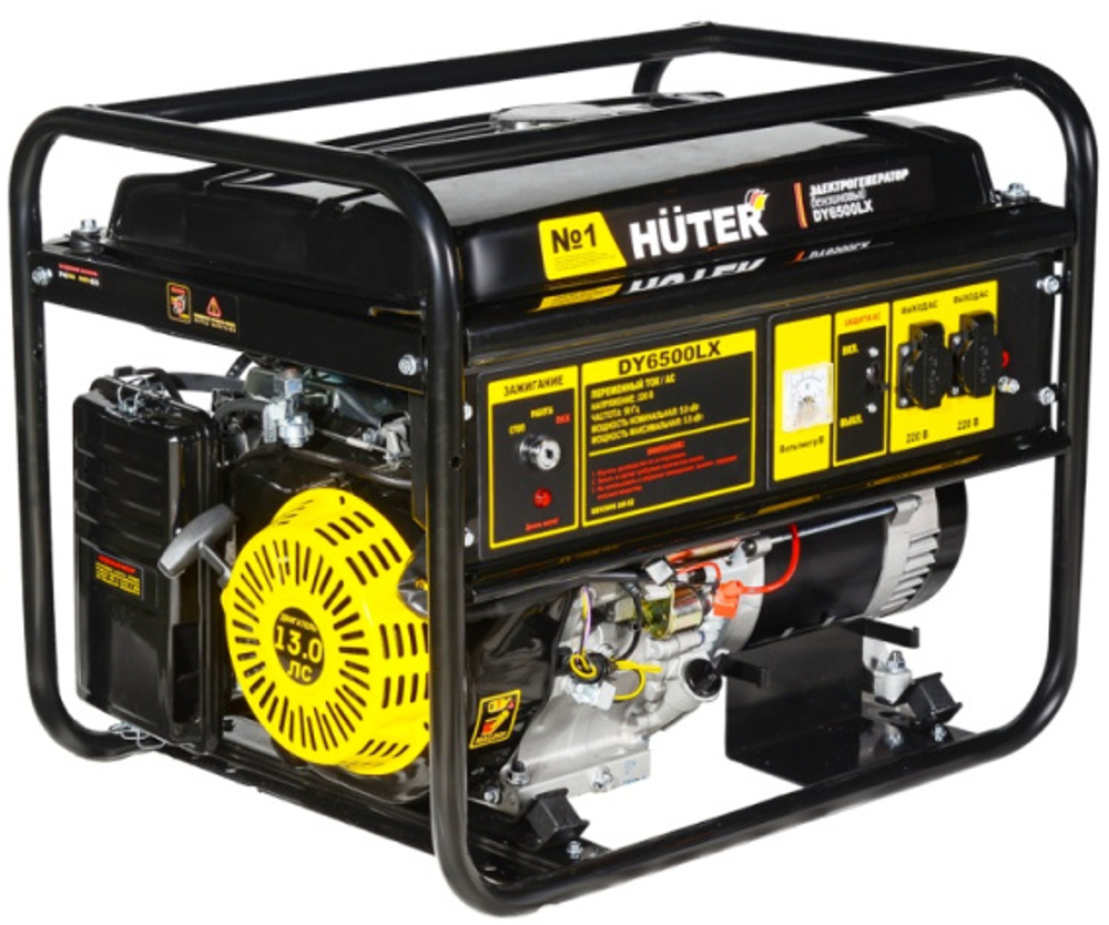 Генератор бензиновый Huter DY6500LX-электростартер (64/1/7)