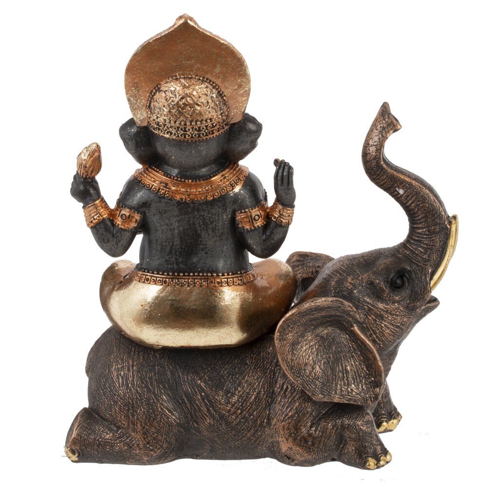 GAEM Фигурка декоративная "Ганеша на слоне", L21 W10 H25 см