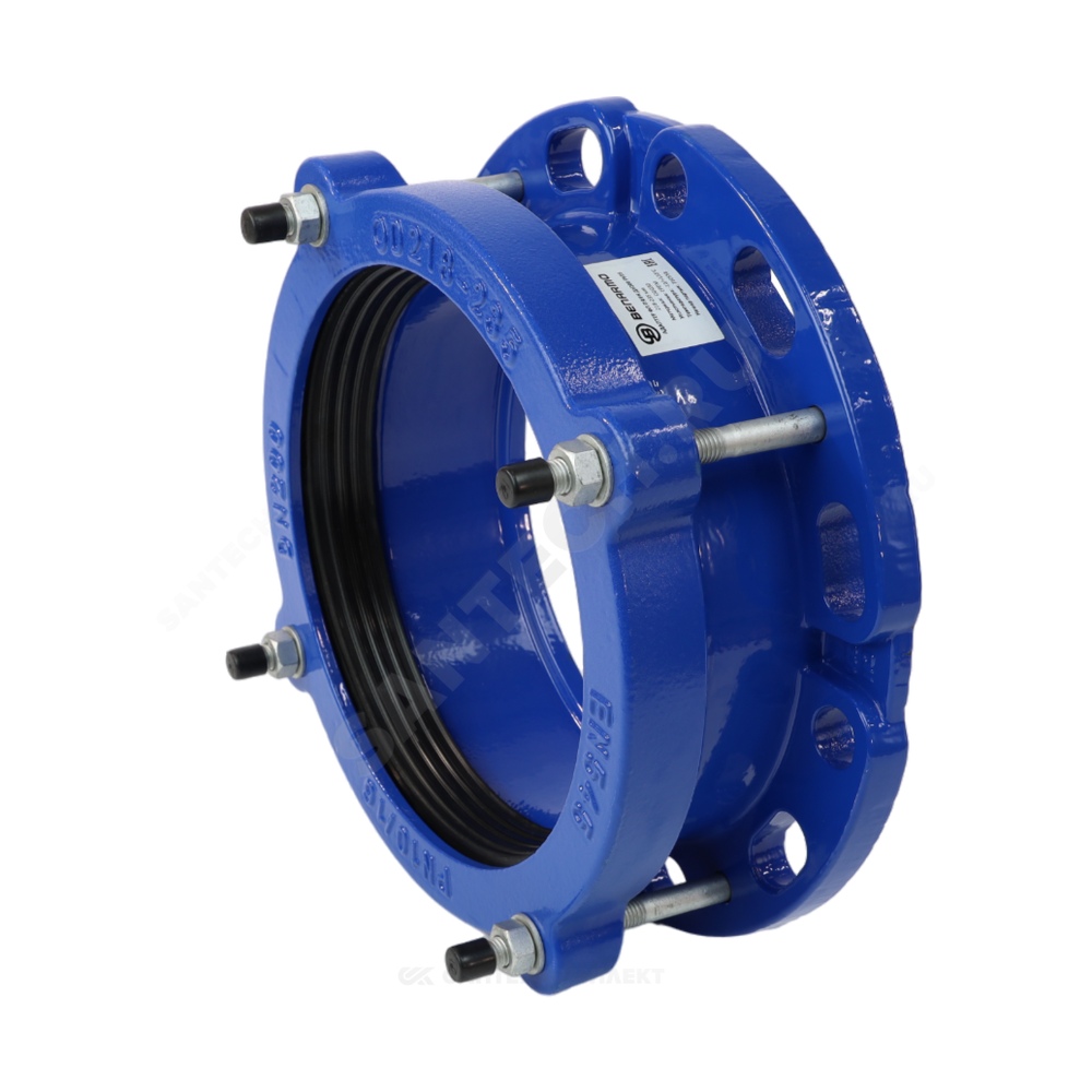 Муфта чугун соединительная Ду 300 (Дн 315-332) Ру10/16 ПФРК Benarmo 7010