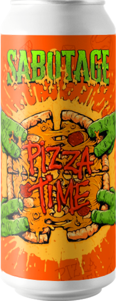 Пиво Саботаж Пицца Тайм / Sabotage Pizza Time 0.5 - банка