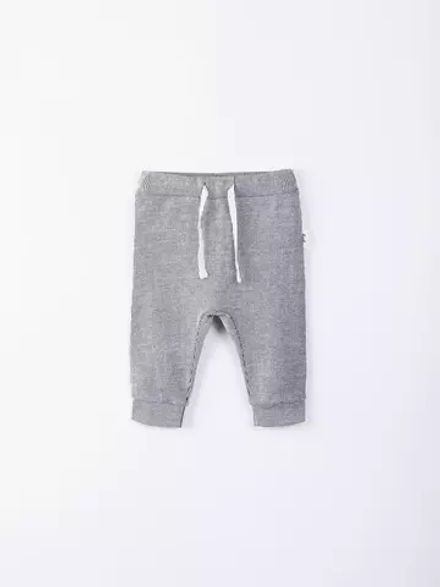 Джоггеры облегченные "Полоска Уголь" 0+