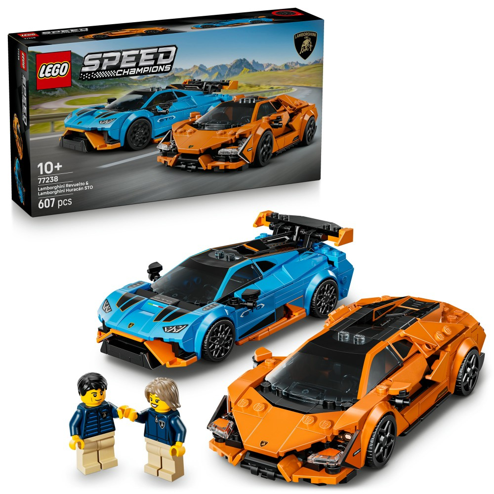 LEGO Speed Champions - Lamborghini Revuelto и Huracán STO 77238