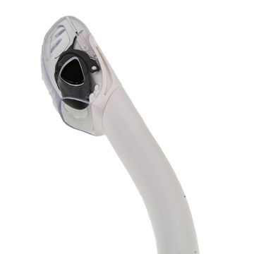 Трубка Marlin Dry Lux White/Trans