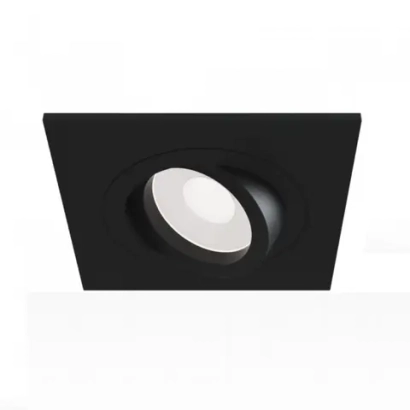 Светильник встраиваемый Vaes MARS Q1, чёрный, поворотный, цоколь GU10