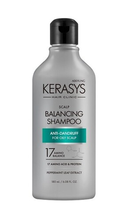 Kerasys  Шампунь Лечение кожи головы Освежающий (против перхоти ) 180 мл