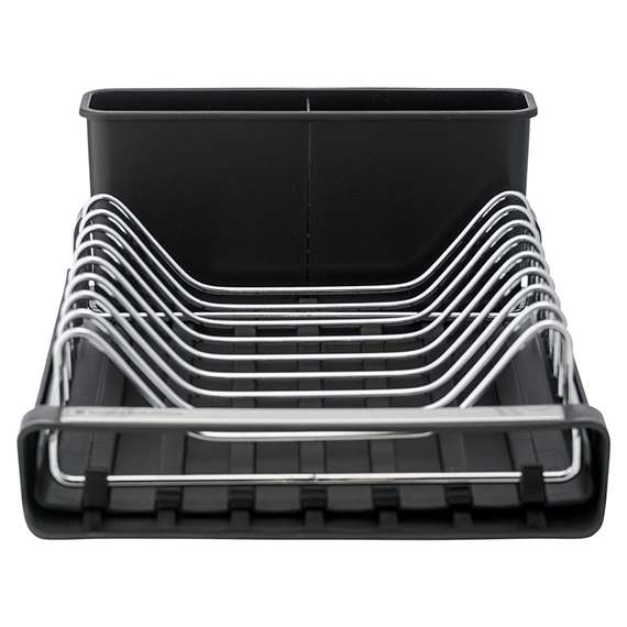 Сушилка для посуды atle раздвижная малая, черная