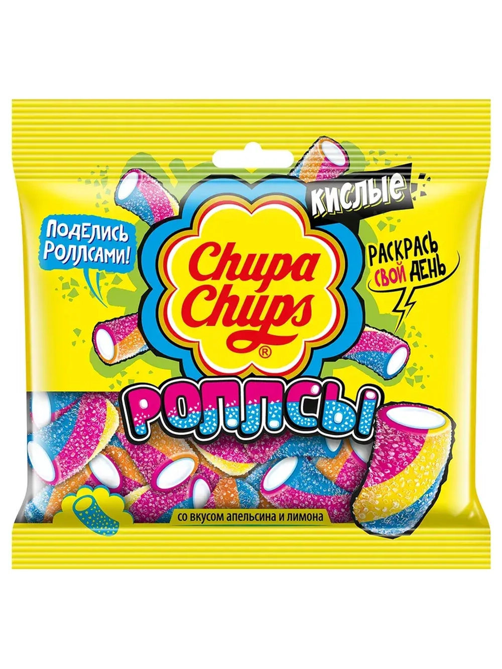 Мармелад Роллсы со вкусом апельсина и лимона 150 г * 2 шт