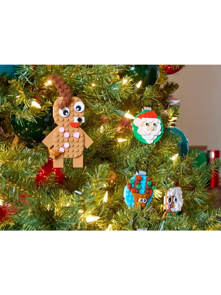 Новогодний конструктор LEGO 40744 Украшения для елки