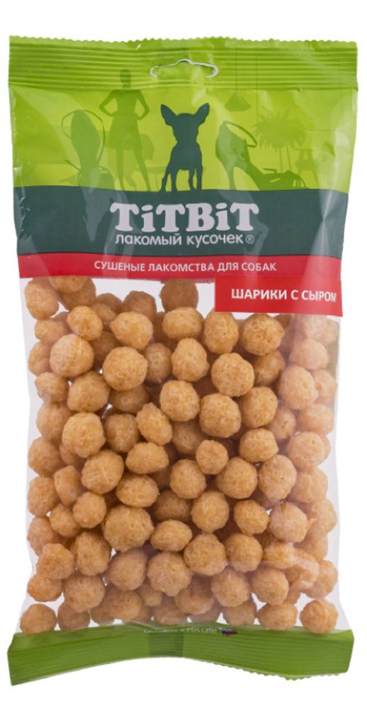 Шарики TITBIT &quot;Золотая коллекция&quot; для собак с сыром, 95 гр