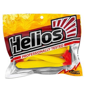 Виброхвост Jumbo 4,95'/12.5 см Yellow RT 5шт. (HS-7-038) Helios