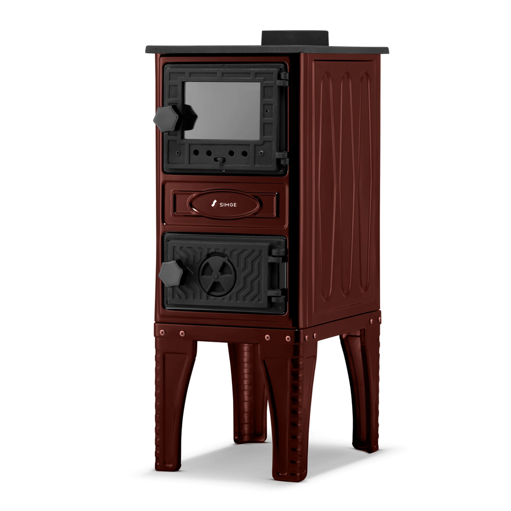 Дровяная кухонная печь Simge Soba 304U Mini