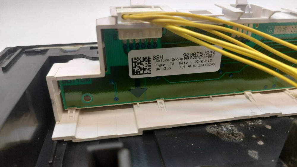 27 Модуль управления с панелью для посудомоечной машины Siemens 900757254 б/у