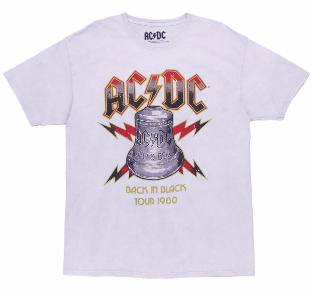 Футболка AC/DC Back in Black Tour 1980 (725)