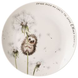 НАБОР ДЛЯ ЗАВТРАКА LEFARD "ЛОВИ СЧАСТЬЕ" 3ПР.: КРУЖКА 370МЛ, САЛАТНИК, ТАРЕЛКА 20,5СМ