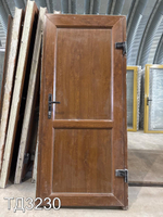 Дверь пластиковая входная Б/У 1940(в) x 870(ш)