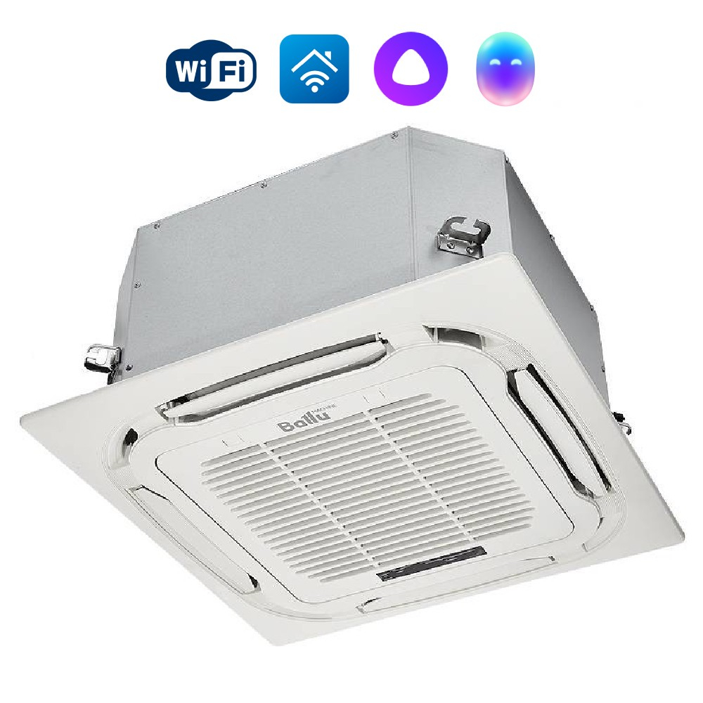 Комплект Ballu BLCI_A_C-12HN8_V3 инверторной сплит-системы, кассетного типа