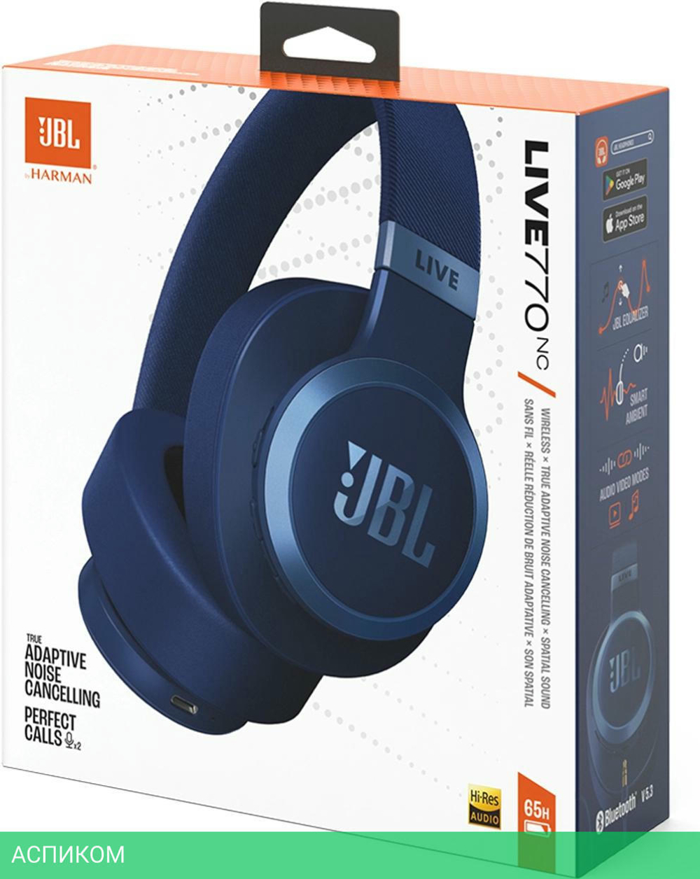 Наушники JBL Live 770NC синий (LIVE770NCBLU)