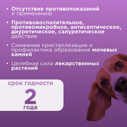 Кормовая добавка для нормализации и улучшения мочевыделительной системы и профилактики цистита, суспензия для собак Стоп-цистит БИО (Apicenna), 50мл