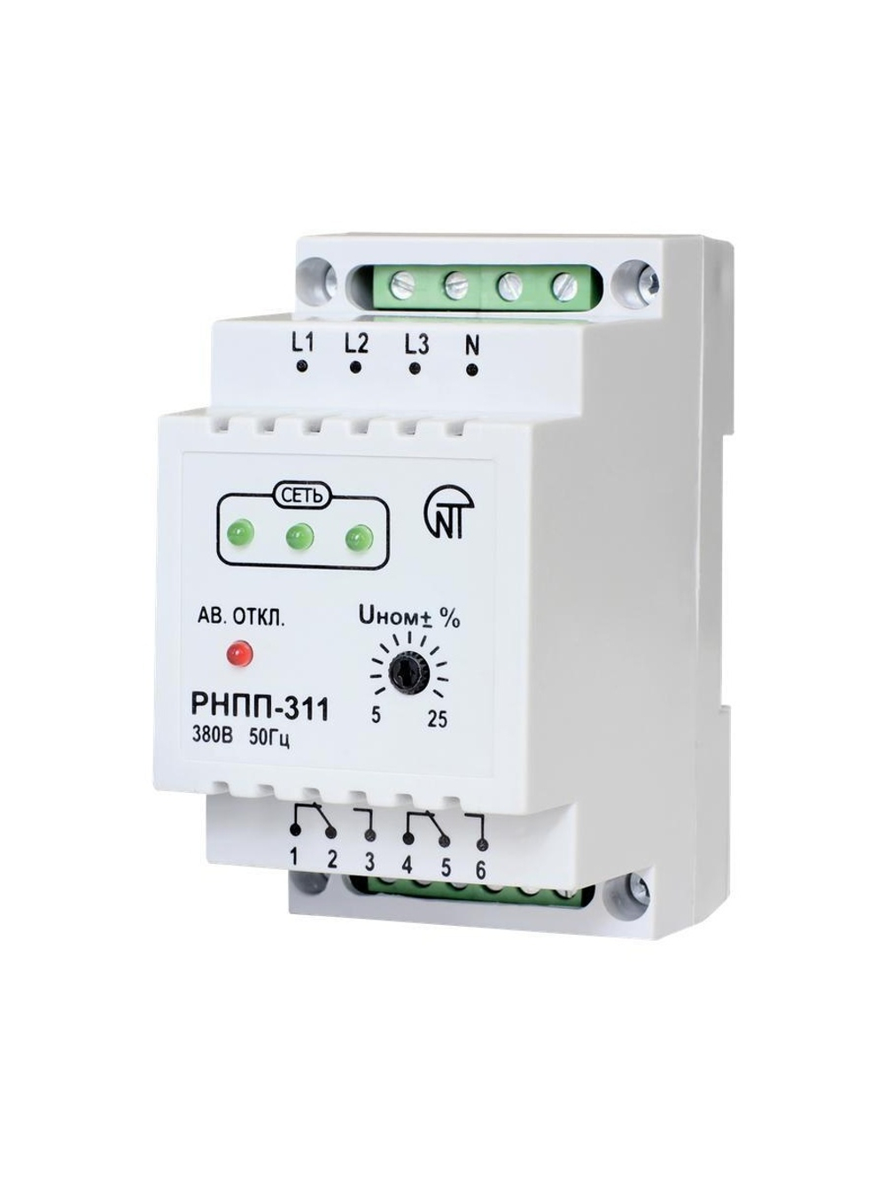 Реле напряжения РНПП-311 3ф НовАтек-Электро 3425600311