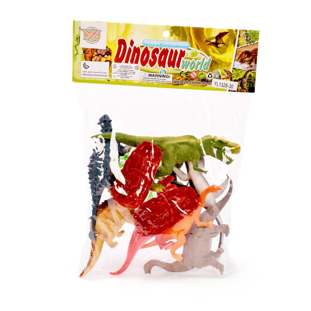 Набор динозавров 7шт, пакет YL1328-30