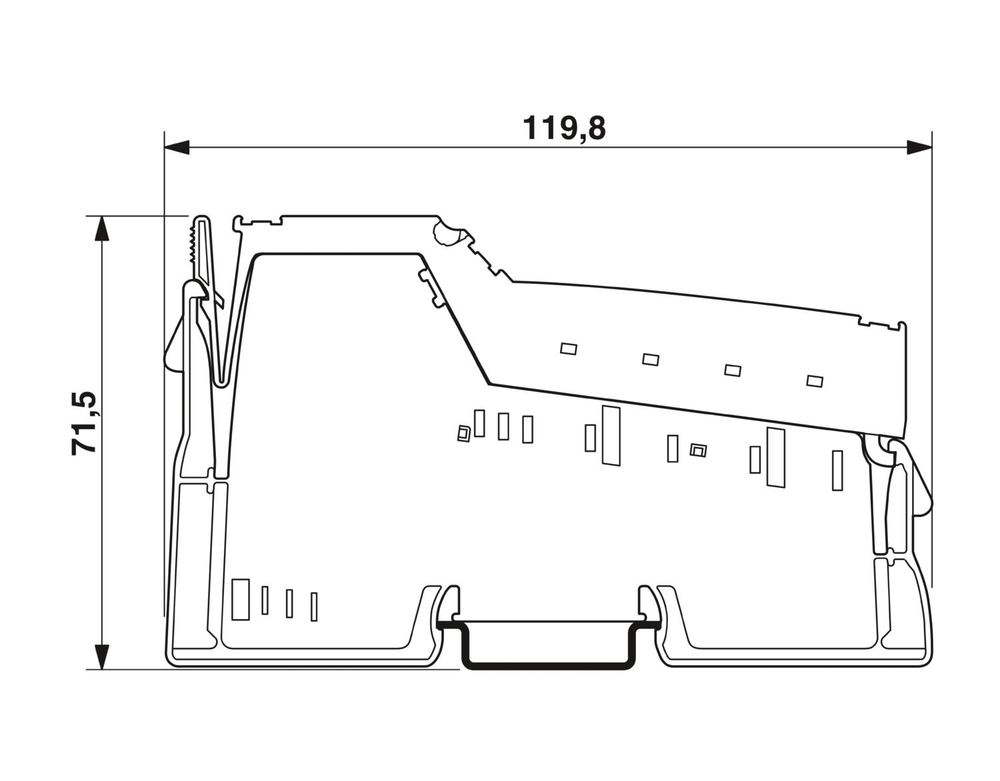 1020304 - AXC F IL ADAPT - Модуль расширения SPS