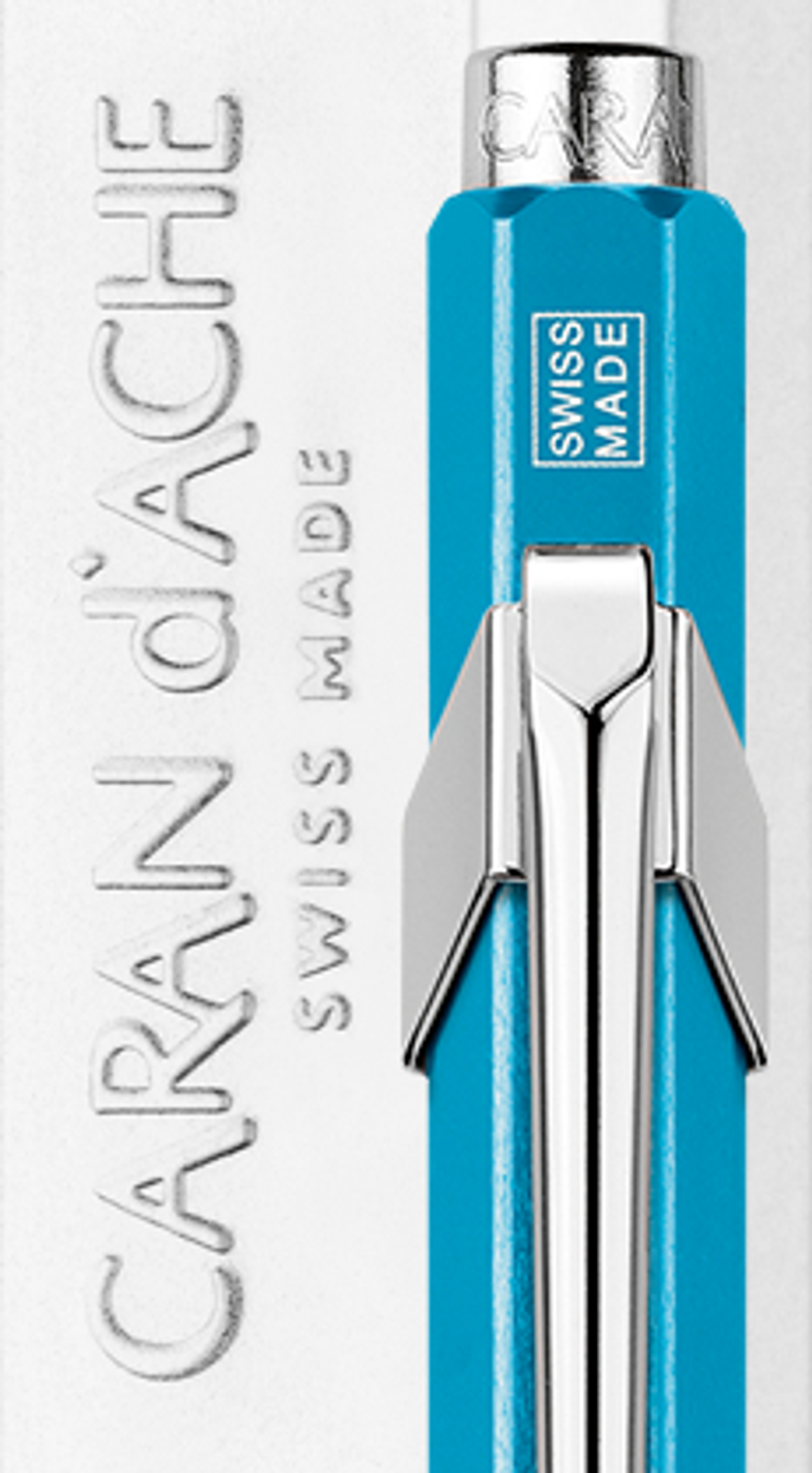 Caran d’Ache Office 849 Pop Line -  Turquoise , шариковая ручка, M