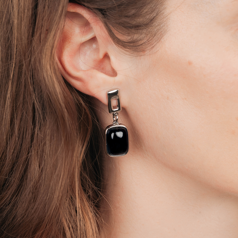 Серьги Possebon Agata Preto A0360.4 S