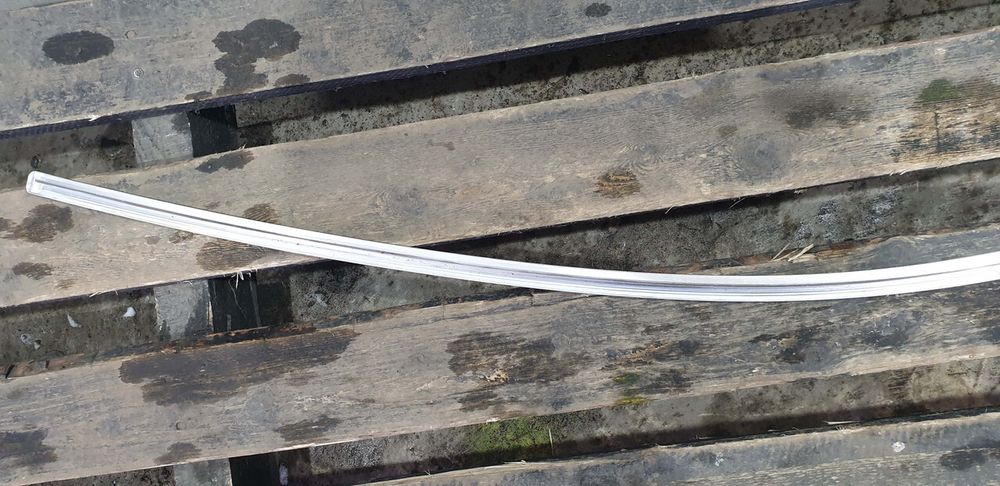 Молдинг двери задней левой Mercedes S (W222) 13-20 Б/У Оригинал A2226980480