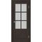 Цена на Межкомнатная дверь экошпон Турин 541ПФ.2221 венге остеклённая Купить Межкомнатная дверь экошпон Турин 541ПФ.2221 венге остеклённая