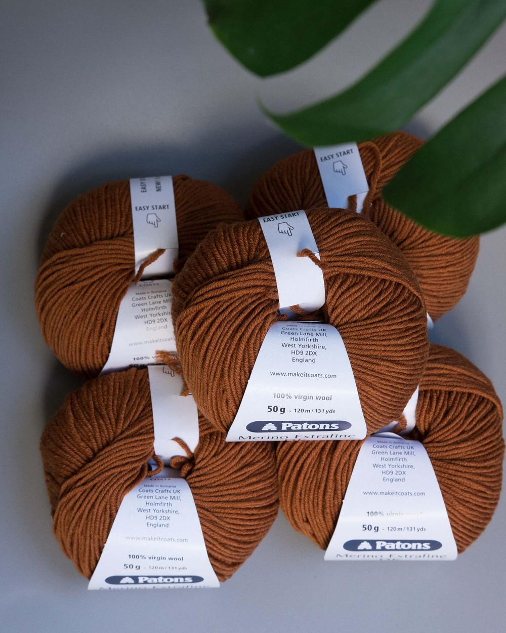 -60% Merino Extrafine DK 5x50g — maroon