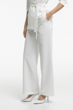 Брюки клеш из уплотненной поливискозы