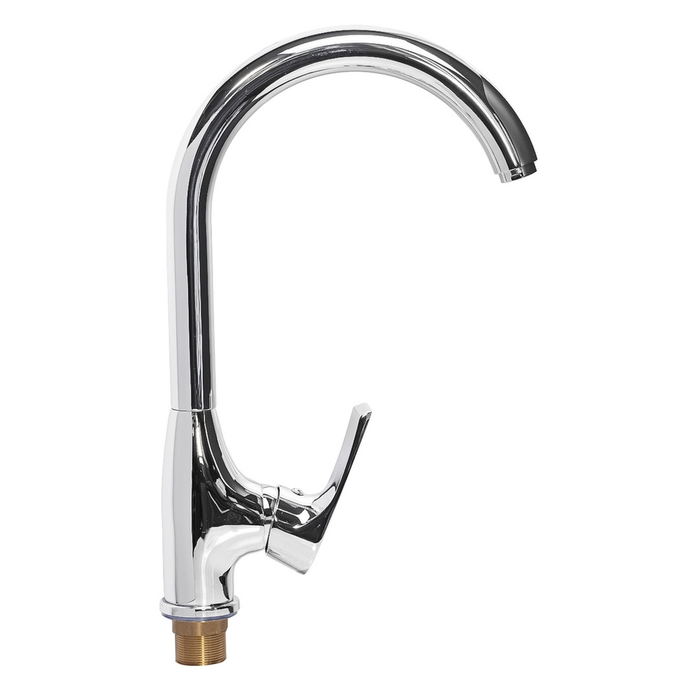 Смеситель для кухни 35к ПСМ-100-3 ЭЛИТ тип См-МОЦБА, выс. пов. излив, п/гайку, ХРОМ