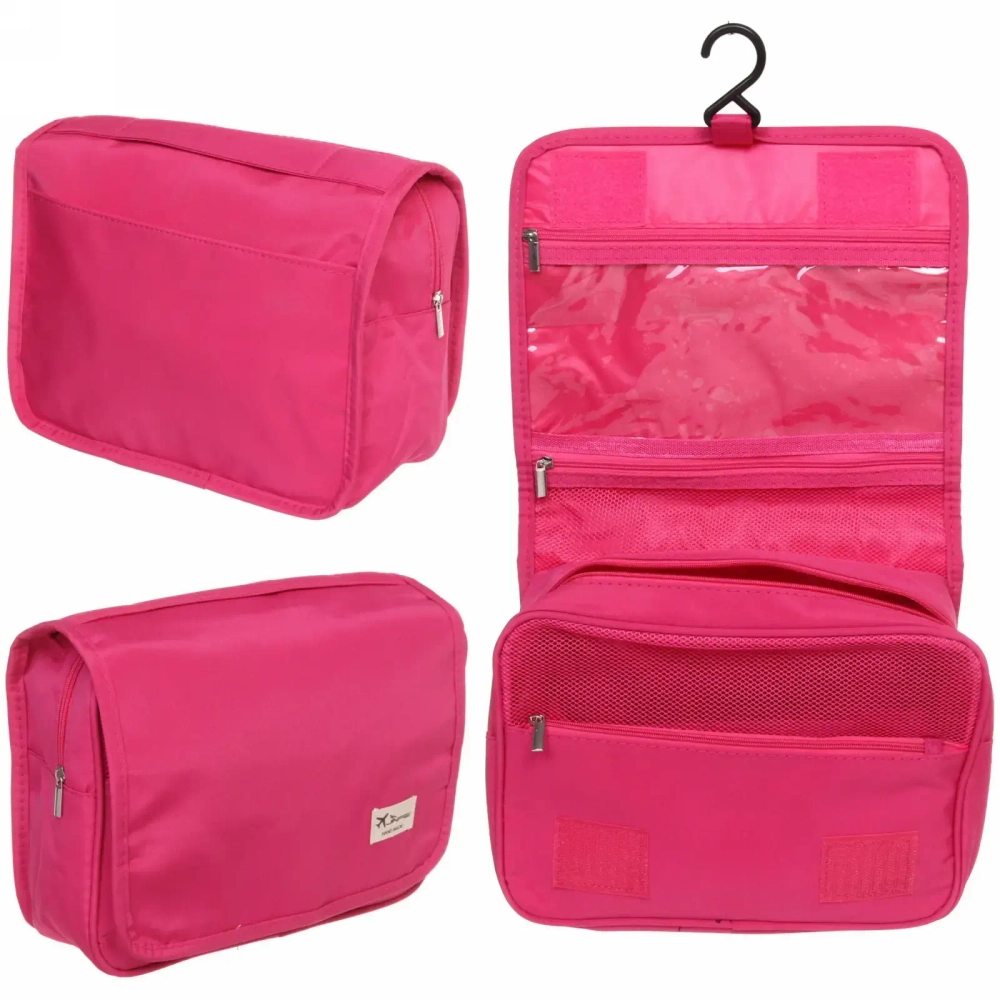 Косметичка - органайзер «Classic», цвет розовый, в склад. виде 20*24*9, в расклад. виде 42*24*9см (несессер)