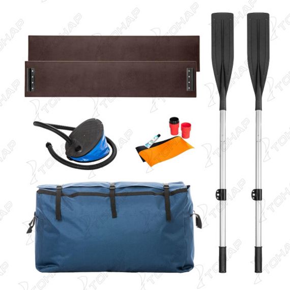 Лодка Тонар Алтай А320 (надувное дно) оранжевый/черный