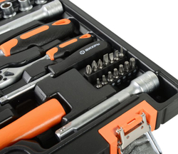 Набор инструментов ВИХРЬ, 1/2", 1/4", 76 предм, кейс